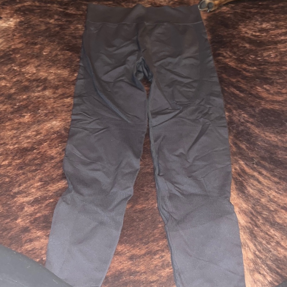 PINK gray leggings XL